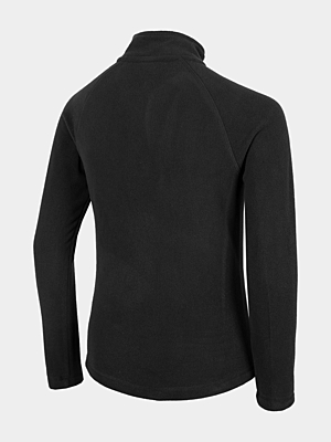 HJZ22-JBIDP001 DEEP BLACK Dětské fleecové tričko
