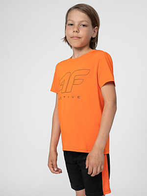 4FJSS23TFTSM166 ORANGE Dětské tričko