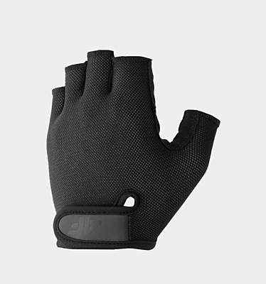 4FSS23AFGLU058 DEEP BLACK Unisex cyklistické rukavice